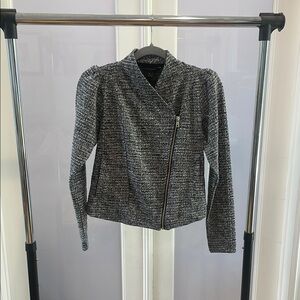 Women's Gray Tweed Jacket